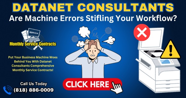 Fix Your Machine Issues Today – Datanet Consultants SCV – SFV