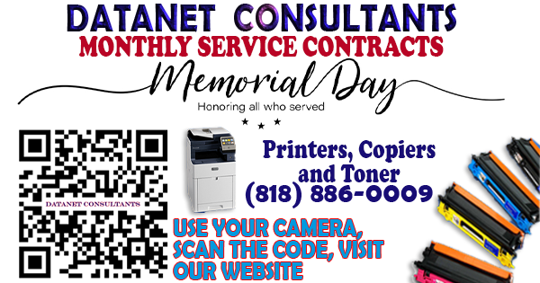 Memorial Day Message from Datanet Consultants – SCV-SFV-LA